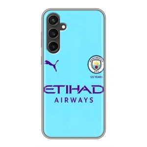 Силиконовые Чехлы принт Футбол на Samsung Galaxy S23 FE (Man City)