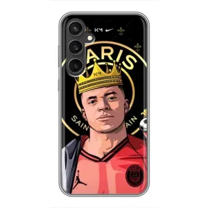 Чохол (TPU) з Футболістом на Samsung Galaxy S23 FE (Mbappe King)