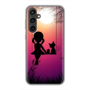 Дівчачий Чохол для Samsung Galaxy S23 FE (На гойдалці)