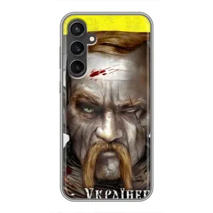 Чехол с картинкой (Патриотический КОЗАК) на Samsung Galaxy S23 FE (Одноглазый Козак)