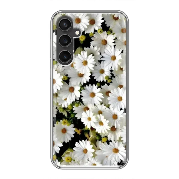 Чехол с рисунком «Рамка в ромашках» для Samsung Galaxy S23 FE Чехол с рисунком «Рамка в ромашках» для Samsung Galaxy S23 FE