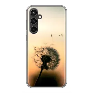 Силиконовый Чехол с одуванчиками на Samsung Galaxy S23 FE (Роздумаханый одуванчик)