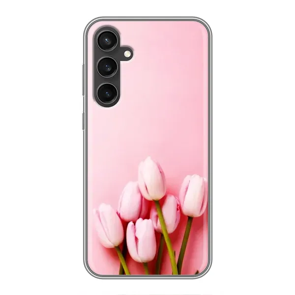 Чехол с рисунком «Розовые тюльпаны» для Samsung Galaxy S23 FE Чехол с рисунком «Розовые тюльпаны» для Samsung Galaxy S23 FE