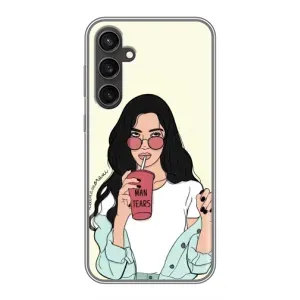 Силіконовый Чохол на Samsung Galaxy S23 FE з картинкой Модных девушек (З напоєм)