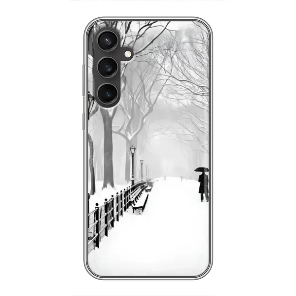 Чехол с рисунком «Снегом замело» для Samsung Galaxy S23 FE Чехол с рисунком «Снегом замело» для Samsung Galaxy S23 FE