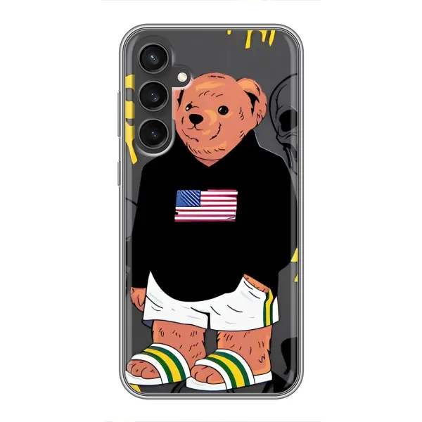Чехол с рисунком «Teddy USA» для Samsung Galaxy S23 FE Чехол с рисунком «Teddy USA» для Samsung Galaxy S23 FE