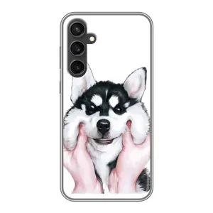 Бампер для Samsung Galaxy S23 FE з картинкою "Песики" (Собака Хаскі)