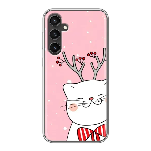 Чехол с рисунком «Зимний кот» для Samsung Galaxy S23 FE Чехол с рисунком «Зимний кот» для Samsung Galaxy S23 FE