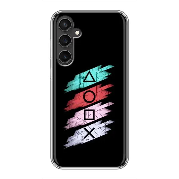 Чехол с рисунком «Значки Sony» для Samsung Galaxy S23 FE Чехол с рисунком «Значки Sony» для Samsung Galaxy S23 FE