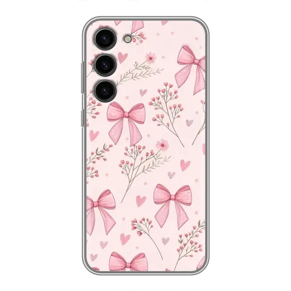 Чехол с рисунком «Банты с цветами» для Samsung Galaxy S23 Plus Чехол с рисунком «Банты с цветами» для Samsung Galaxy S23 Plus
