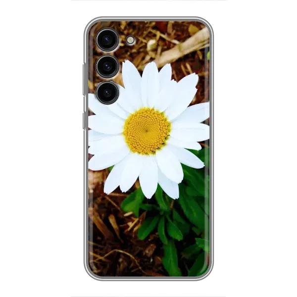 Чехол с рисунком «Белая ромашка» для Samsung Galaxy S23 Plus Чехол с рисунком «Белая ромашка» для Samsung Galaxy S23 Plus