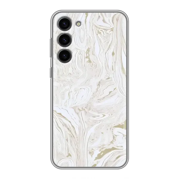 Чехол с рисунком «белый мрамор» для Samsung Galaxy S23 Plus Чехол с рисунком «белый мрамор» для Samsung Galaxy S23 Plus