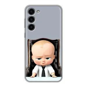 Мультяшный принт на Чехол для Самсунг Гелекси С23 Плюс (BOSS)
