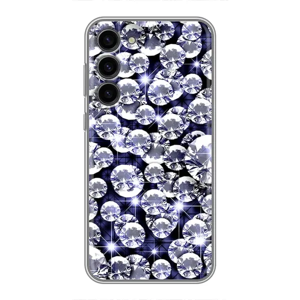 Чехол с рисунком «Бриллианты» для Samsung Galaxy S23 Plus Чехол с рисунком «Бриллианты» для Samsung Galaxy S23 Plus