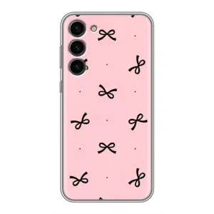 Чохол банти для Samsung Galaxy S23 Plus (Чорні бантики)