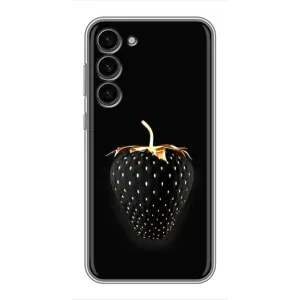 Чохол з зображенням смачної їжі для Samsung Galaxy S23 Plus (Чорна полуниця)