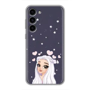 Чохол Стильні дівчата на Samsung Galaxy S23 Plus (Дівчина та серця)