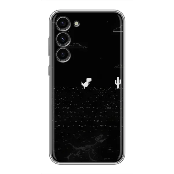 Чехол с рисунком «Динозаврик» для Samsung Galaxy S23 Plus Чехол с рисунком «Динозаврик» для Samsung Galaxy S23 Plus
