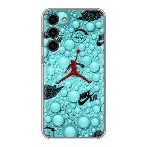 Силиконовый Чехол Nike Air Jordan на Самсунг Гелекси С23 Плюс (Джордан Найк)