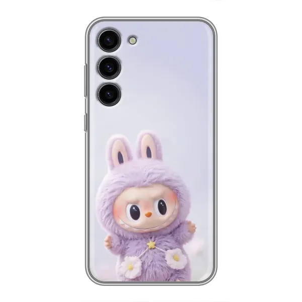 Чехол с рисунком «Фиолетовый Лабубу» для Samsung Galaxy S23 Plus Чехол с рисунком «Фиолетовый Лабубу» для Samsung Galaxy S23 Plus