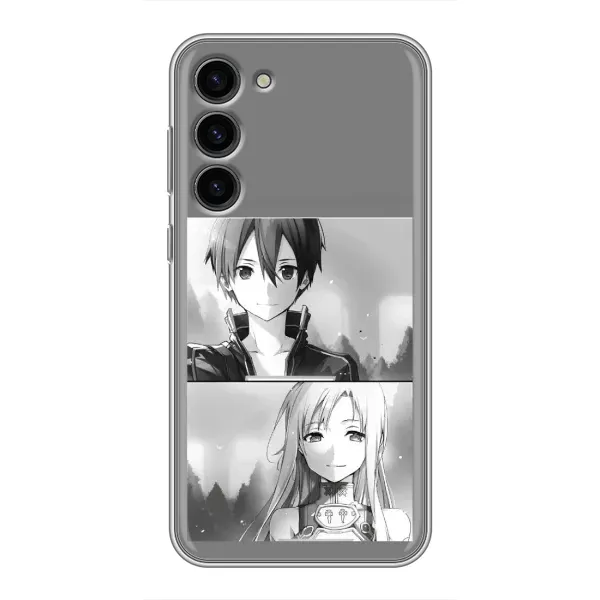 Чехол с рисунком «Кирито-Асуна» для Samsung Galaxy S23 Plus Чехол с рисунком «Кирито-Асуна» для Samsung Galaxy S23 Plus