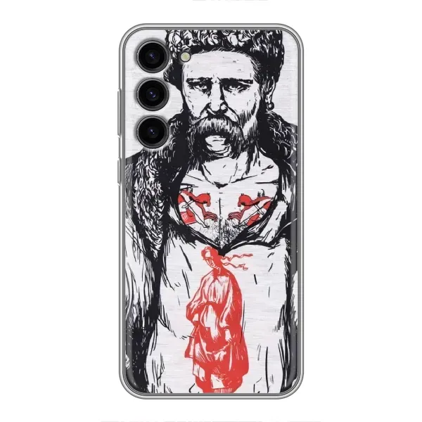 Чехол с рисунком «Кобзарь» для Samsung Galaxy S23 Plus Чехол с рисунком «Кобзарь» для Samsung Galaxy S23 Plus