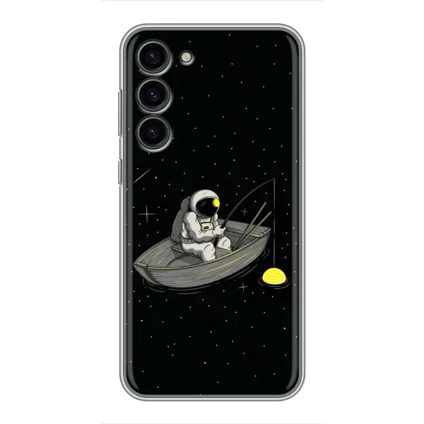 Чехол с рисунком «Космонавт на рыбалке» для Samsung Galaxy S23 Plus Чехол с рисунком «Космонавт на рыбалке» для Samsung Galaxy S23 Plus