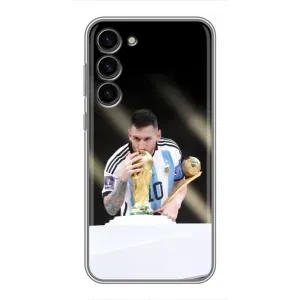Чехлы Лео Месси Аргентина для Samsung Galaxy S23 Plus (Кубок Мира)