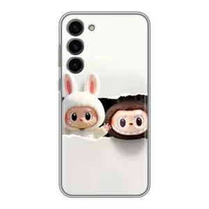 Чехол с принтом Лабубу для Samsung Galaxy S23 Plus (Фигурки Labubu)