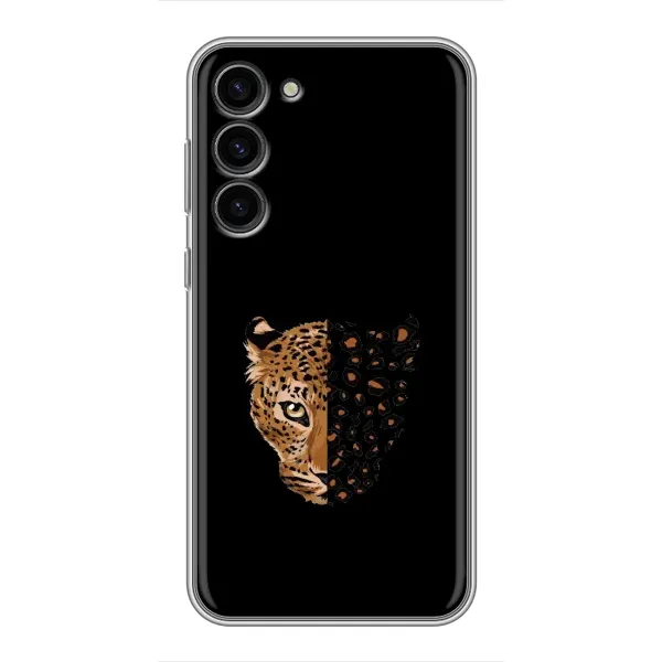 Чехол с рисунком «Леопард на черном» для Samsung Galaxy S23 Plus Чехол с рисунком «Леопард на черном» для Samsung Galaxy S23 Plus