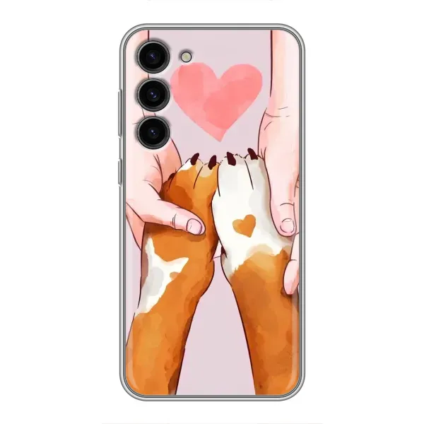 Чехол с рисунком «Любовь к собакам» для Samsung Galaxy S23 Plus Чехол с рисунком «Любовь к собакам» для Samsung Galaxy S23 Plus