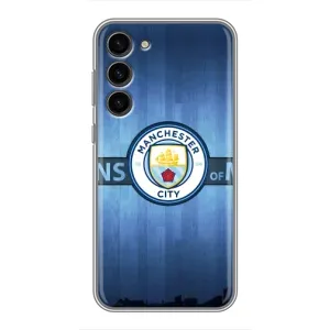 Силиконовые Чехлы принт Футбол на Samsung Galaxy S23 Plus (ManCity)