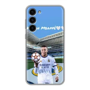 Чехол (TPU) с Футболистом на Samsung Galaxy S23 Plus (Mbappe Real)