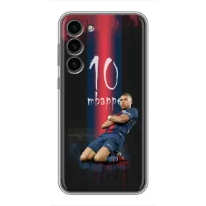 Чехол (TPU) с Футболистом на Samsung Galaxy S23 Plus (MBAPPE 10)