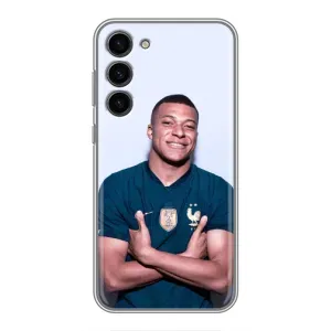 Чехол (TPU) с Футболистом на Samsung Galaxy S23 Plus (Мбаппешичка)
