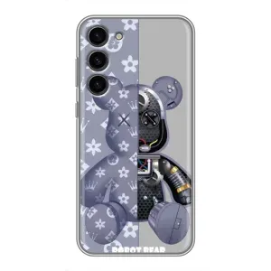 Силиконовый чехол для Samsung Galaxy S23 Plus (Медведь Louis Vuitton)