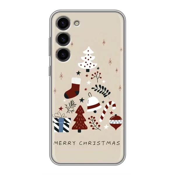 Чехол с рисунком «Merry Christmas» для Samsung Galaxy S23 Plus Чехол с рисунком «Merry Christmas» для Samsung Galaxy S23 Plus