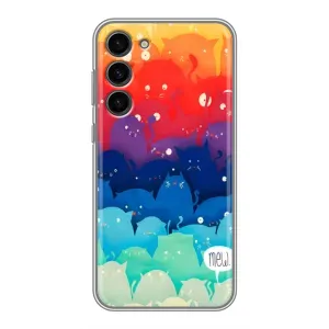 Силіконовий чохол з котиком для Samsung Galaxy S23 Plus (Mew)