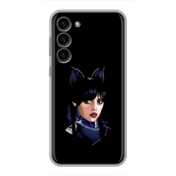 Чехол с рисунком «Милая Уэнсдей» для Samsung Galaxy S23 Plus Чехол с рисунком «Милая Уэнсдей» для Samsung Galaxy S23 Plus