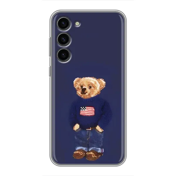 Чехол с рисунком «Мишка USA» для Samsung Galaxy S23 Plus Чехол с рисунком «Мишка USA» для Samsung Galaxy S23 Plus