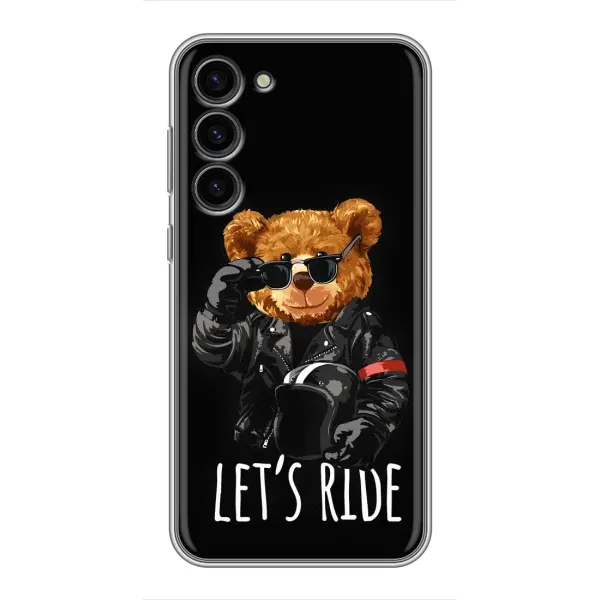 Чехол с рисунком «Модный Мишка» для Samsung Galaxy S23 Plus Чехол с рисунком «Модный Мишка» для Samsung Galaxy S23 Plus