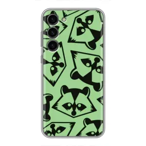 Силіконовий Чохол з Энотами на Samsung Galaxy S23 Plus (Мордочки Єнота)