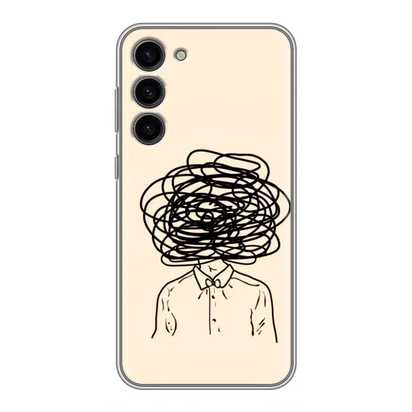 Чехол с рисунком «Мысли» для Samsung Galaxy S23 Plus Чехол с рисунком «Мысли» для Samsung Galaxy S23 Plus