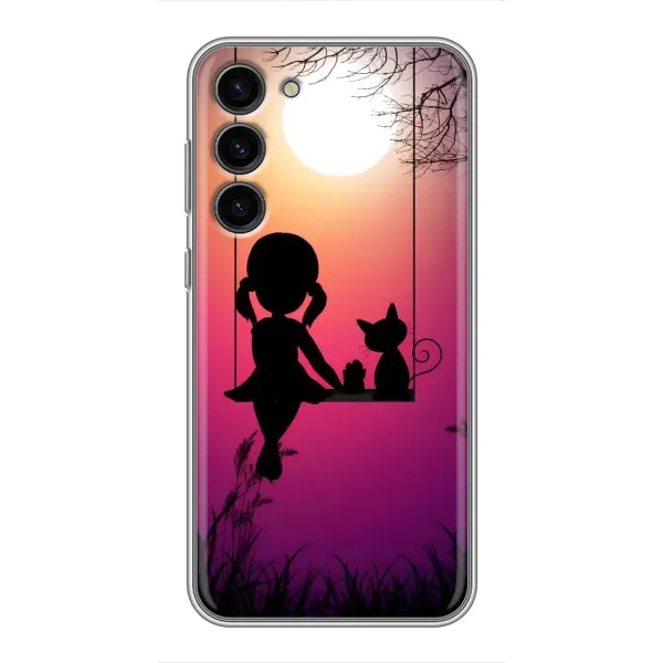 Чехол с рисунком «На качели» для Samsung Galaxy S23 Plus Чехол с рисунком «На качели» для Samsung Galaxy S23 Plus