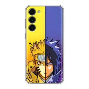 Купить Чехлы на телефон с принтом Anime для Samsung Galaxy S23 Plus (Naruto Vs Sasuke)