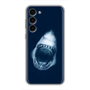 Силіконовий бампер з картинкою звірів для Samsung Galaxy S23 Plus (Пащу Акули)