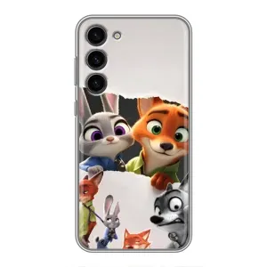 Силиконовый чехол с принтом Зоотрополіс для Samsung Galaxy S23 Plus (Персонажи Зоо)