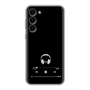 Чохол з картинками на чорному фоні для Samsung Galaxy S23 Plus (Плеєр)