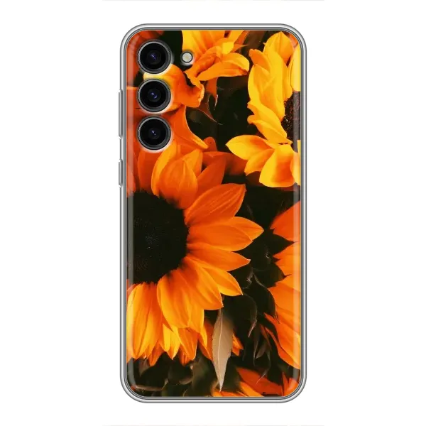 Чехол с рисунком «подсолнухи» для Samsung Galaxy S23 Plus Чехол с рисунком «подсолнухи» для Samsung Galaxy S23 Plus