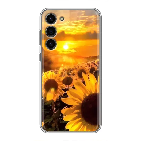 Чохол з малюнком «поле соняшників» для Samsung Galaxy S23 Plus